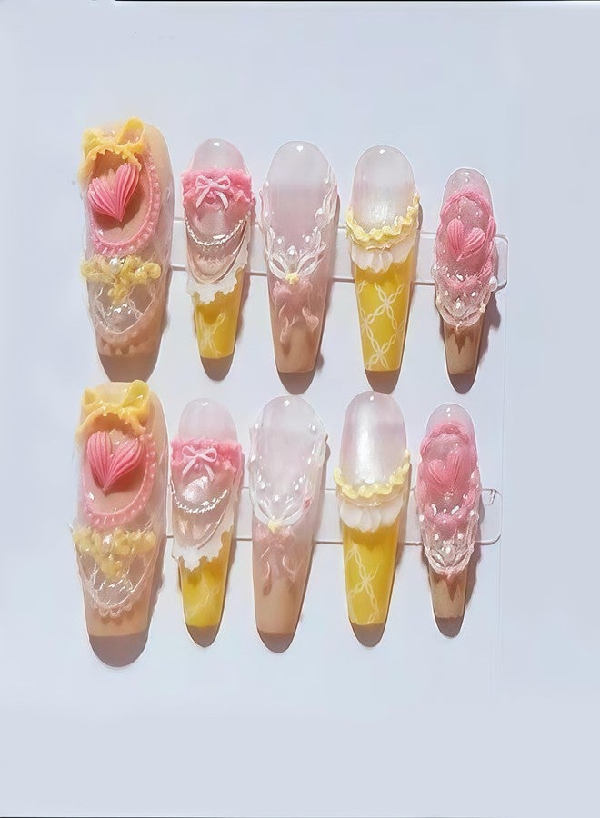 BHCCXZ 3D Ruffle Gel Nail Art Mold Arts Resin Ruffled Lace Molds for Accessories Supplies Flounce Silicone Tools Grace Nails Style - Image 3
